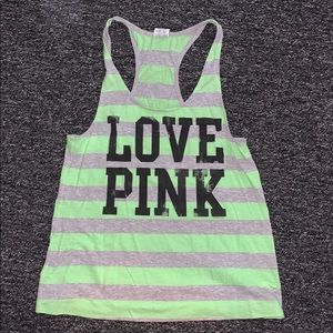 PINK racer back tank